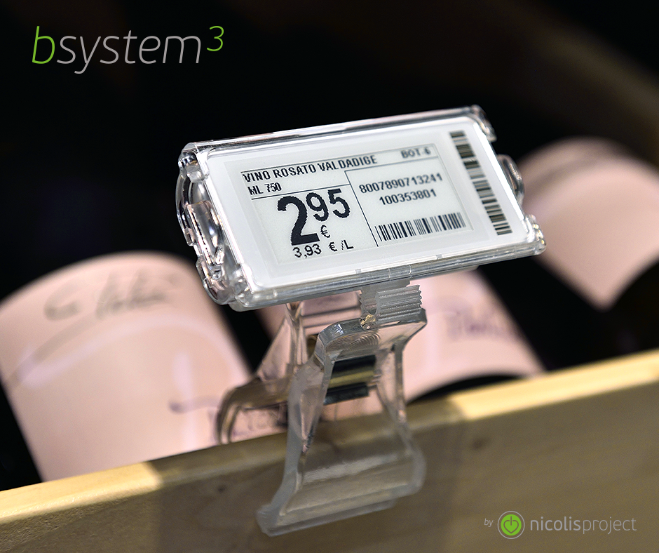 Nicolis Project | in-store digital communication ARIPINZ5_applic_2 Aripinz5, la pinza trasparente porta etichette.  