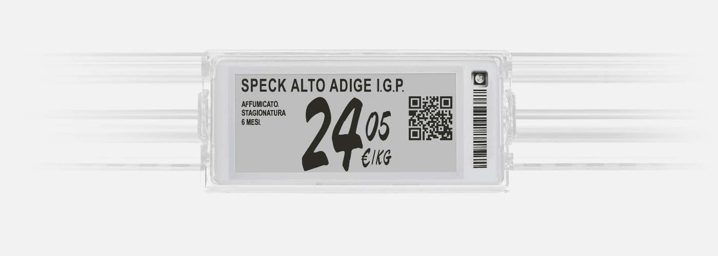 Nicolis Project | in-store digital communication EPD-label-Lcon_rail_ Interattività e vantaggi delle etichette elettroniche  