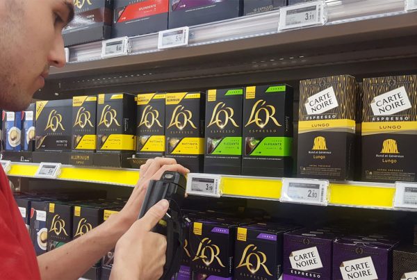 etichette elettroniche Auchan Hanshow