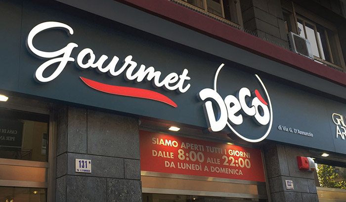 Nicolis Project | in-store digital communication Etichette-elettroniche-gourmet-deco-nicolisproject Etichette elettroniche interattive e bsystem3 per il nuovo Gourmet Decò del Gruppo Arena  