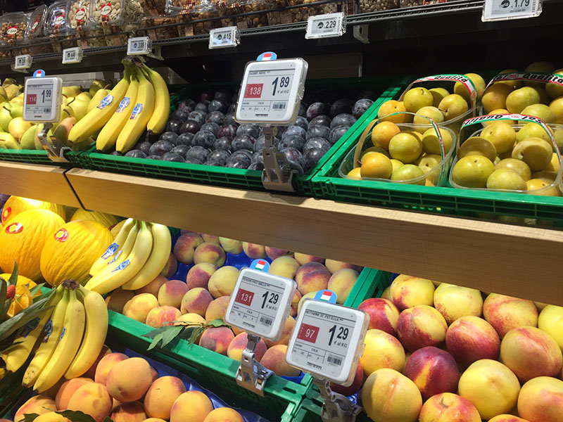 Nicolis Project | in-store digital communication Etichette-elettroniche-ortofrutta-supermercato-nicolisproject L’etichetta elettronica nel reparto ortofrutta. Tutti i vantaggi operativi e le nuove possibilità di comunicazione  