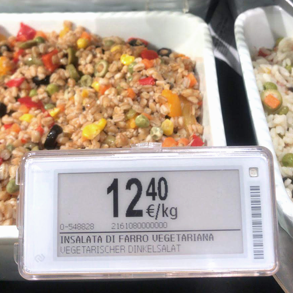 Nicolis Project | in-store digital communication etichette-elettroniche-eurospar-2 Le etichette elettroniche e bsystem3 migliorano la comunicazione e la produttività all’Eurospar di Bardolino  