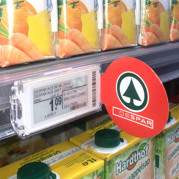 Nicolis Project | in-store digital communication etichette-elettroniche-eurospar_square Le etichette elettroniche e bsystem3 migliorano la comunicazione e la produttività all’Eurospar di Bardolino  