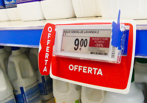 Nicolis Project | in-store digital communication Grosso-Vacanze-etichette-3 Grosso Vacanze punta tutto sul servizio offerto ai clienti con le etichette elettroniche  