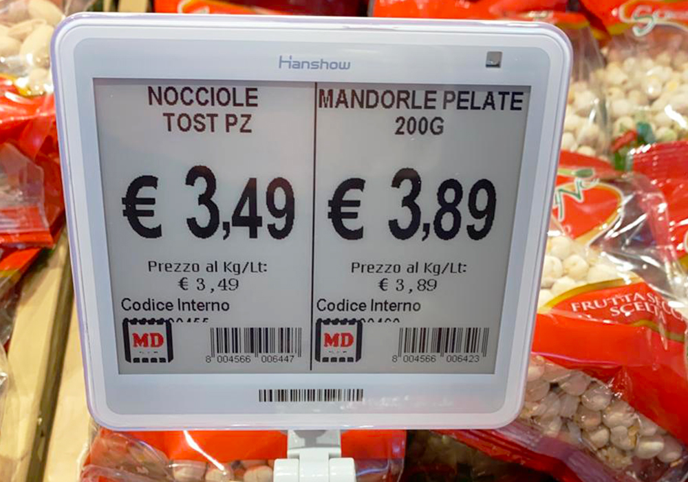 Nicolis Project | in-store digital communication nicolisproject-MD-Volla-11 I prezzi digitali danno un’impronta tecnologica al punto vendita MD di Volla  