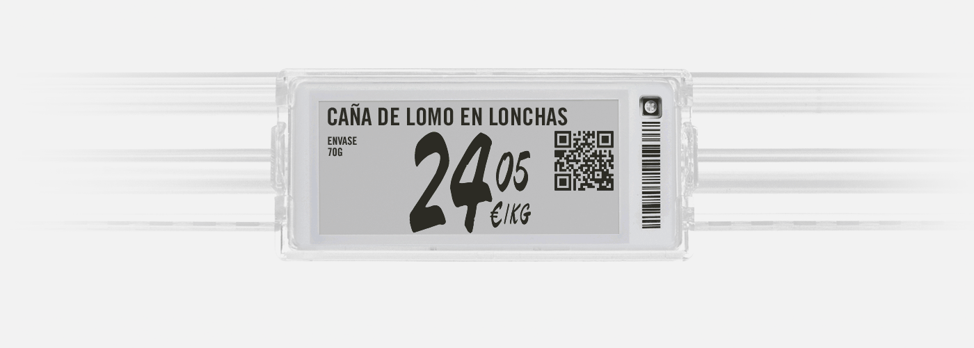 Nicolis Project ES-EPD-label-Lcon_rail-2 Interactividad y ventajas de las etiquetas electrónicas  