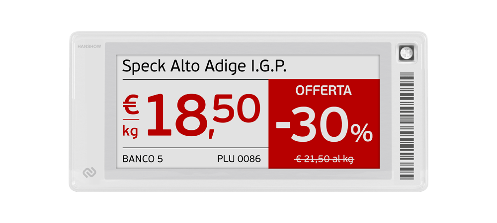 Nicolis Project | in-store digital communication etichetta-elettronica-L3_IT etichetta elettronica EPD L  