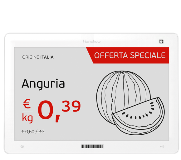 Nicolis Project | in-store digital communication etichetta-elettronica-XXXL3_IT etichetta elettronica EPD XXXL  